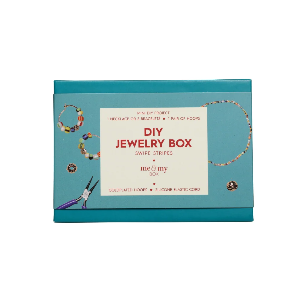 Swipe Stribes - Miniature Box - Mini DIY kreativt projekt - Billede 2