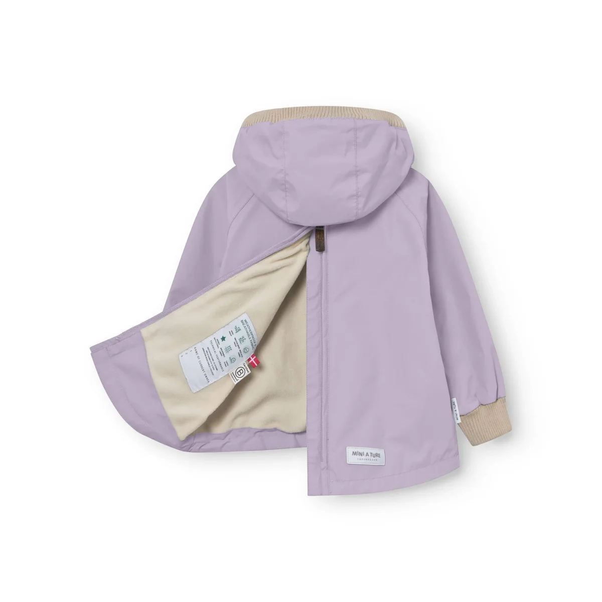 MATBABYVITO fleeceforet forårs anorak. GRS - Billede 4