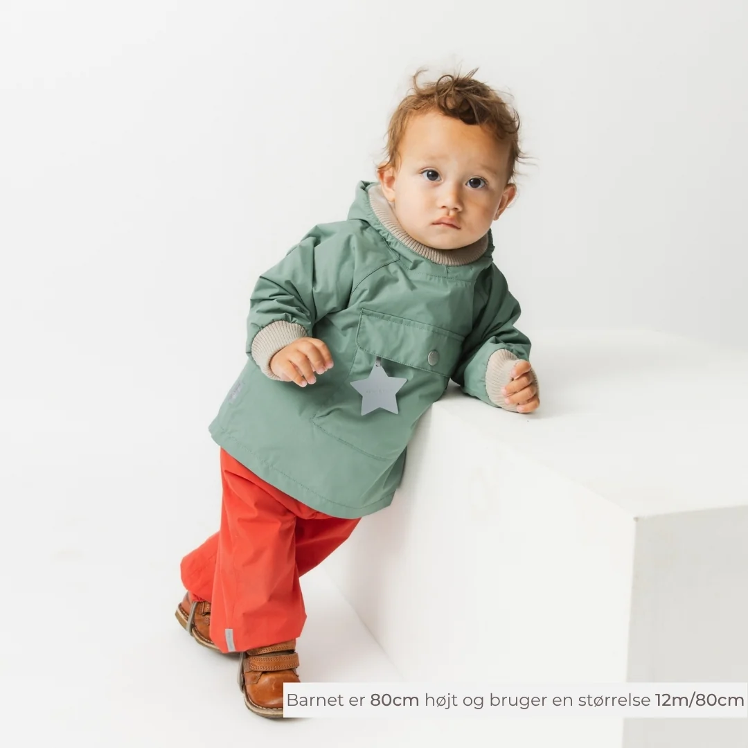 MATBABYVITO fleeceforet forårs anorak. GRS - Billede 9
