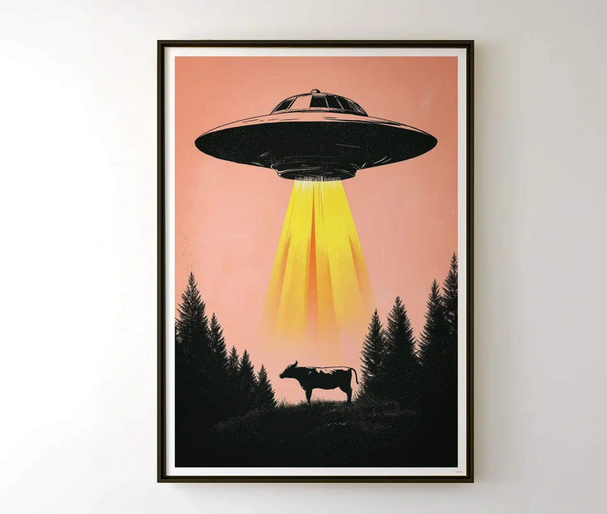 Retro sci-fi UFO - Billede 3