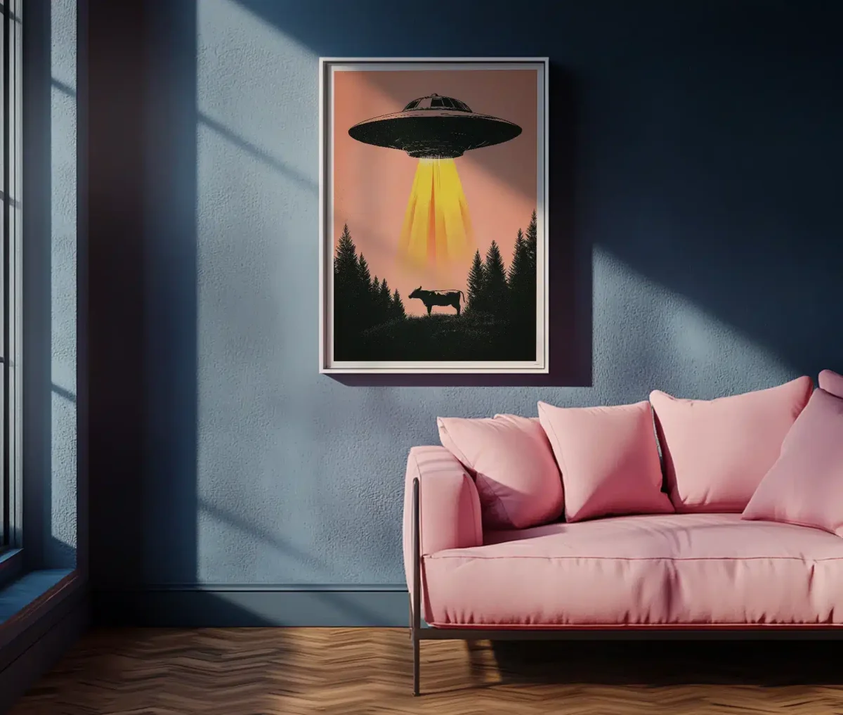 Retro sci-fi UFO - Billede 4