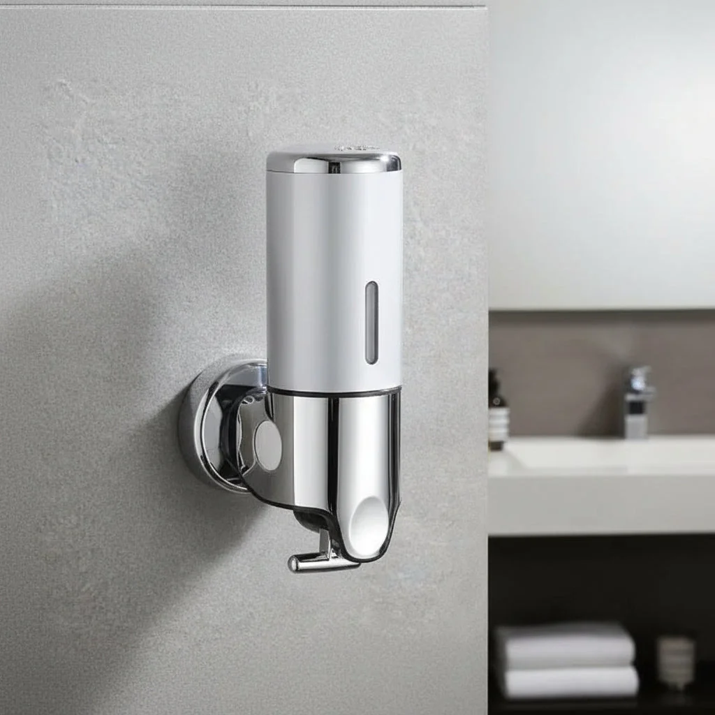 AquaDose Sæbedispenser – Vægmonteret Design - Billede 5