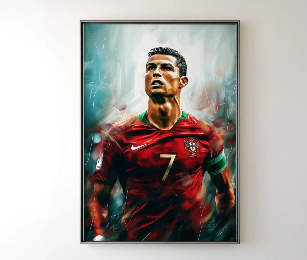 Ronaldo – Plakat med fodboldikon - Billede 3