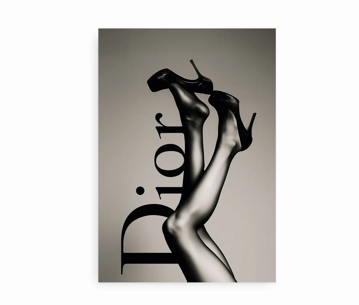 Dior-inspireret motiv og elegante stiletter - Billede 2