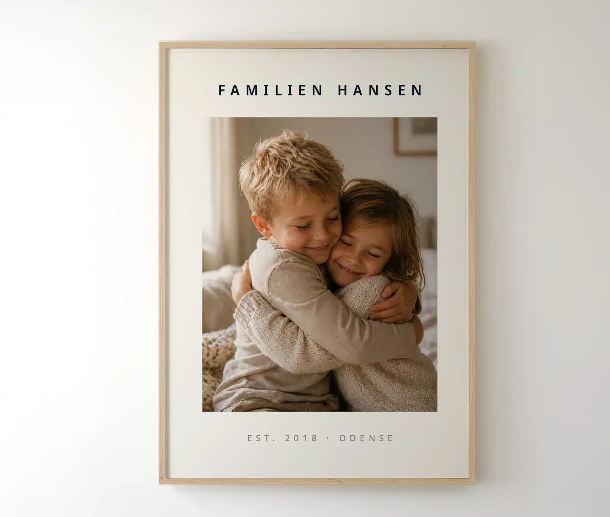 Familieplakat med eget billede – Personlig fotoplakat - Billede 3