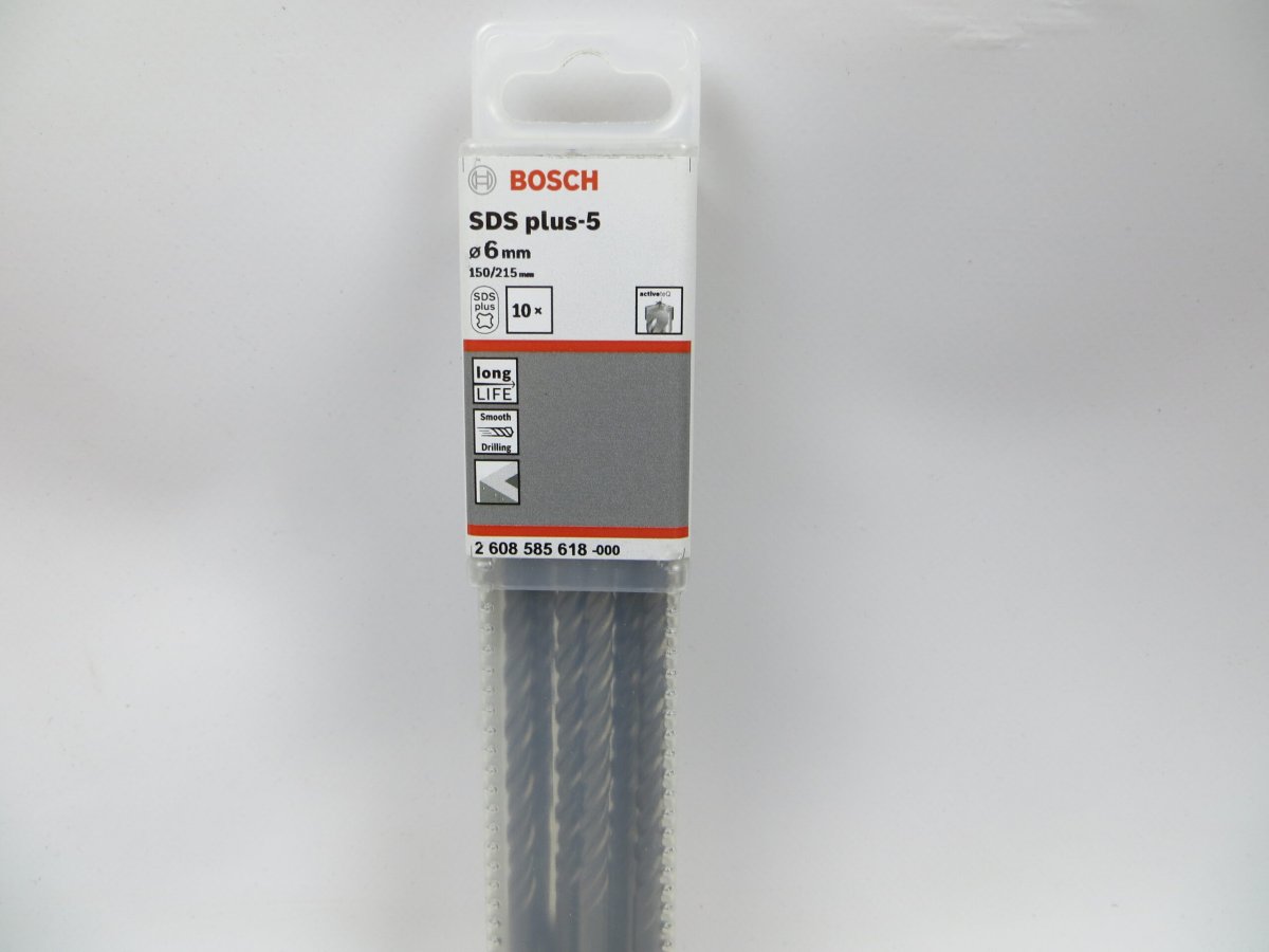 Murbor 6mm sds plus. 10 stk - Billede 2