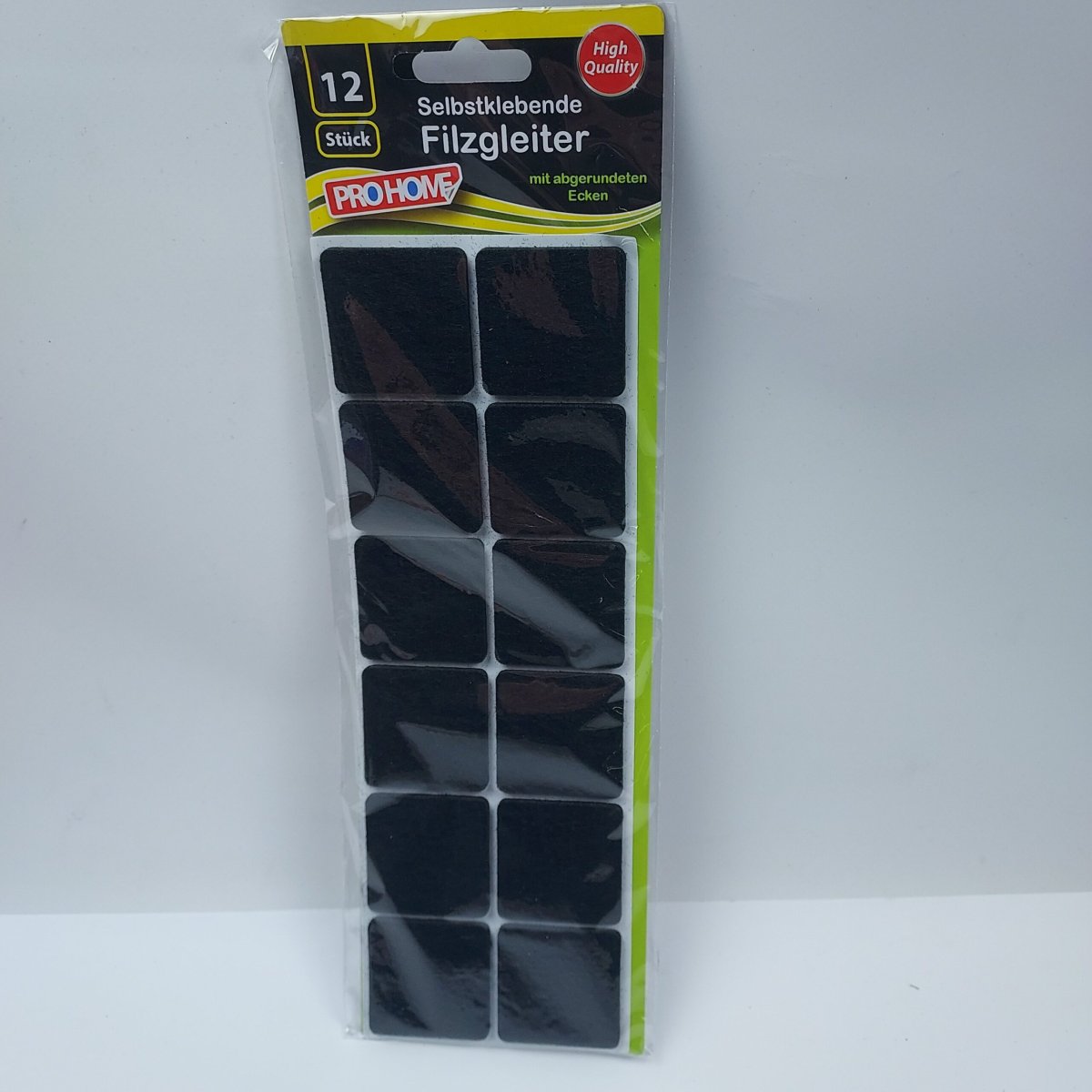 Selvklæbende filtpuder 40x40mm– 12 stk. - Billede 2