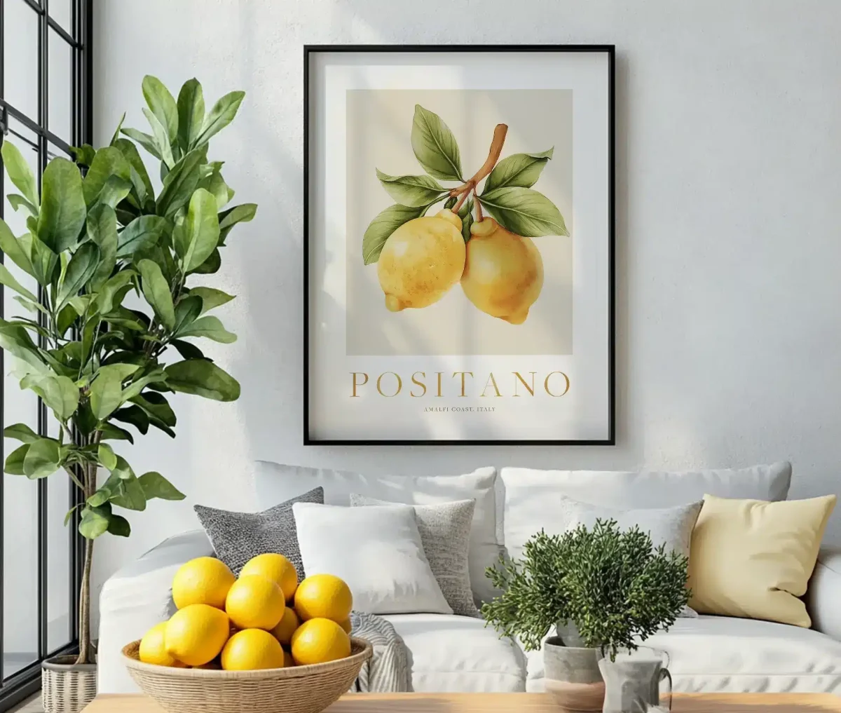 Positano Amalfi Plakat - Billede 4