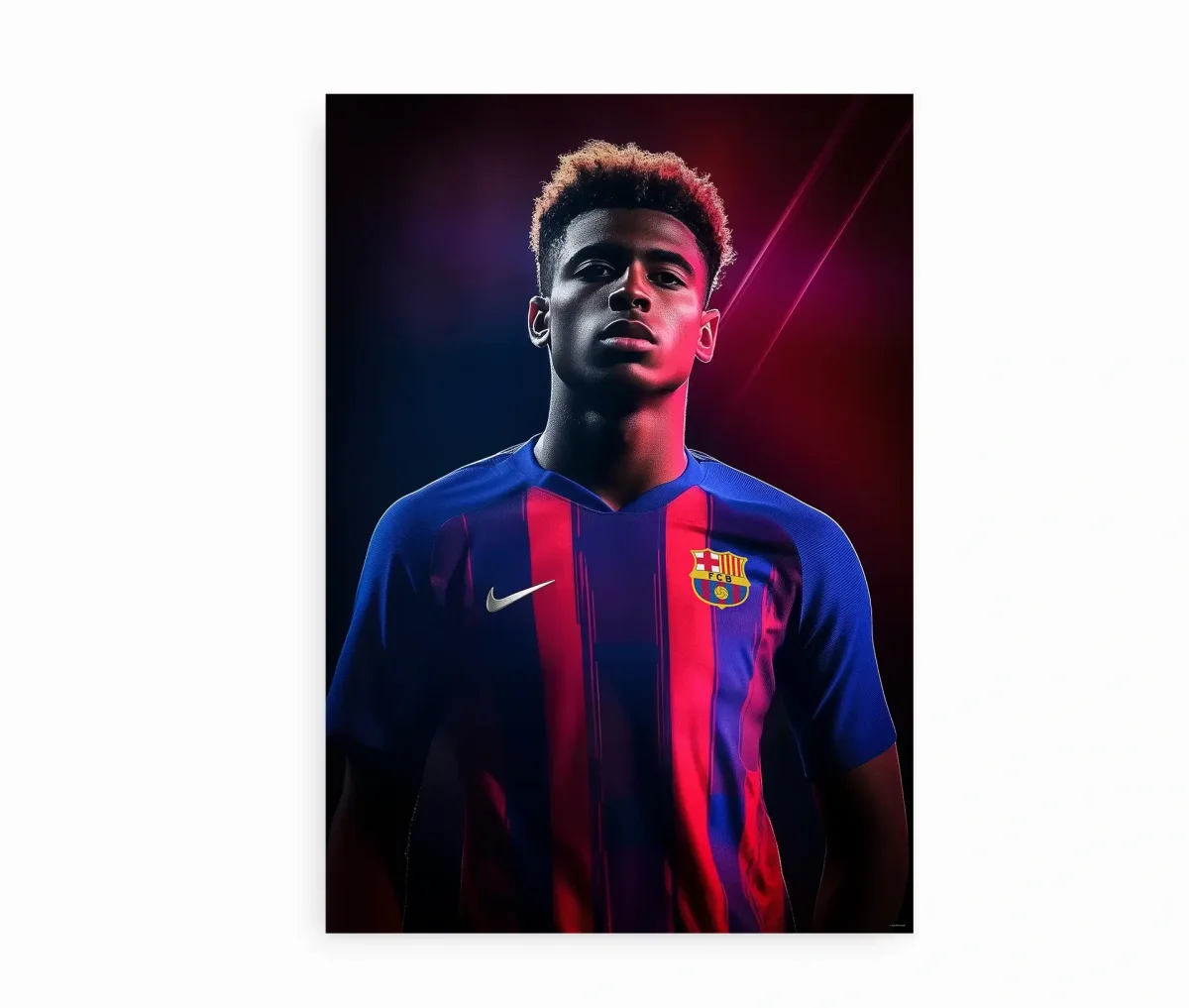 Lamine Yamal – Barcelona plakat - Billede 2