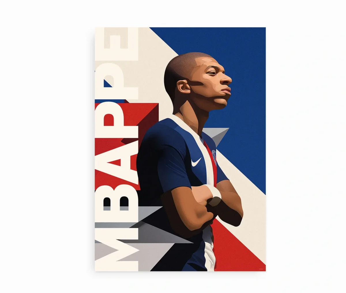 Mbappé – Fodboldplakat - Billede 2