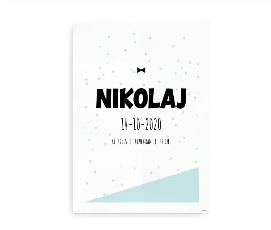 Navneplakat med trekant - Billede 2