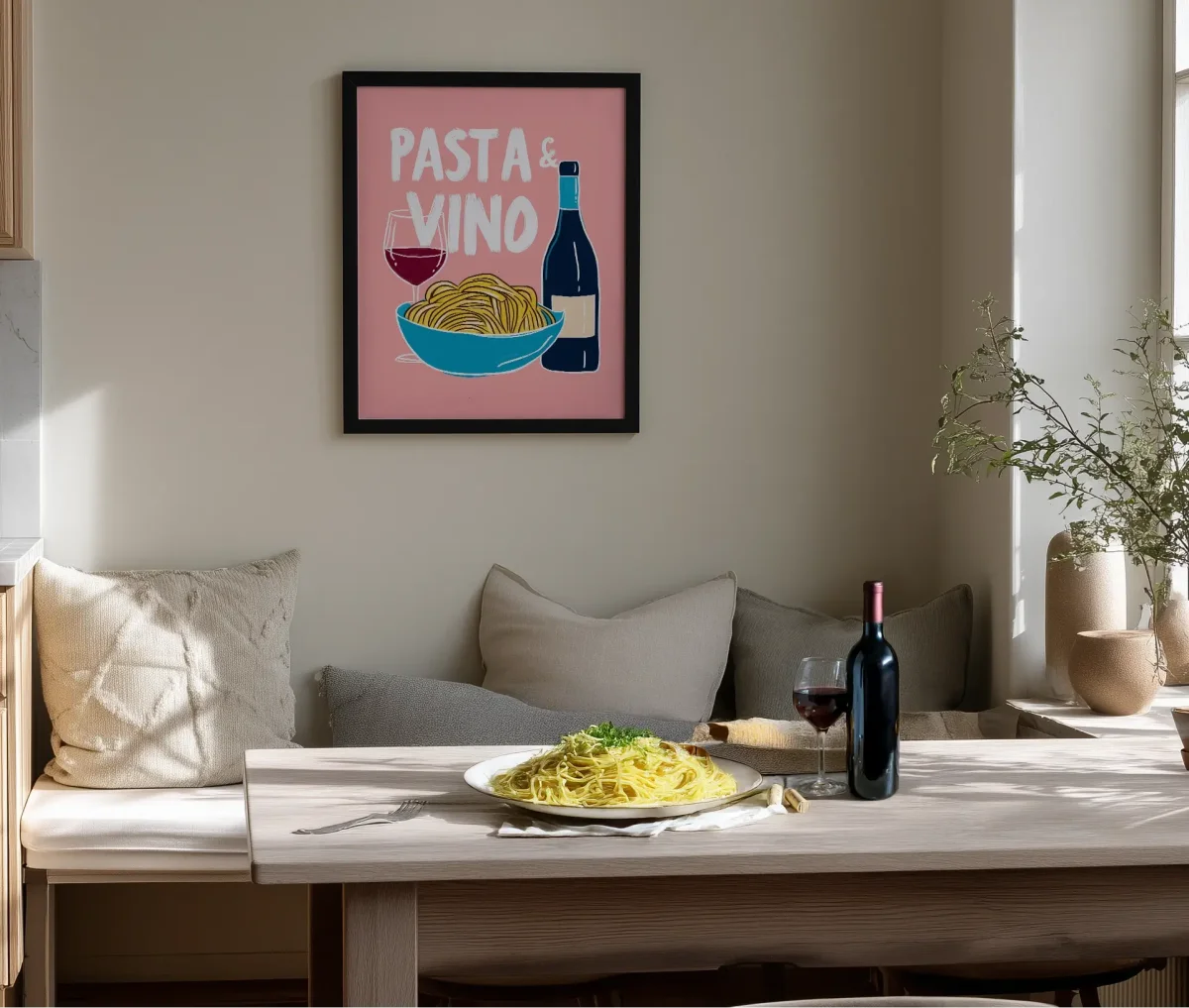 Pasta & Vino – Plakat til madelskere - Billede 4