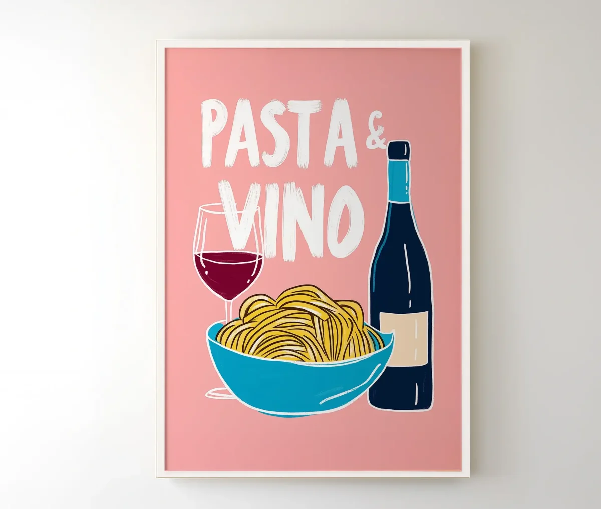 Pasta & Vino – Plakat til madelskere - Billede 3