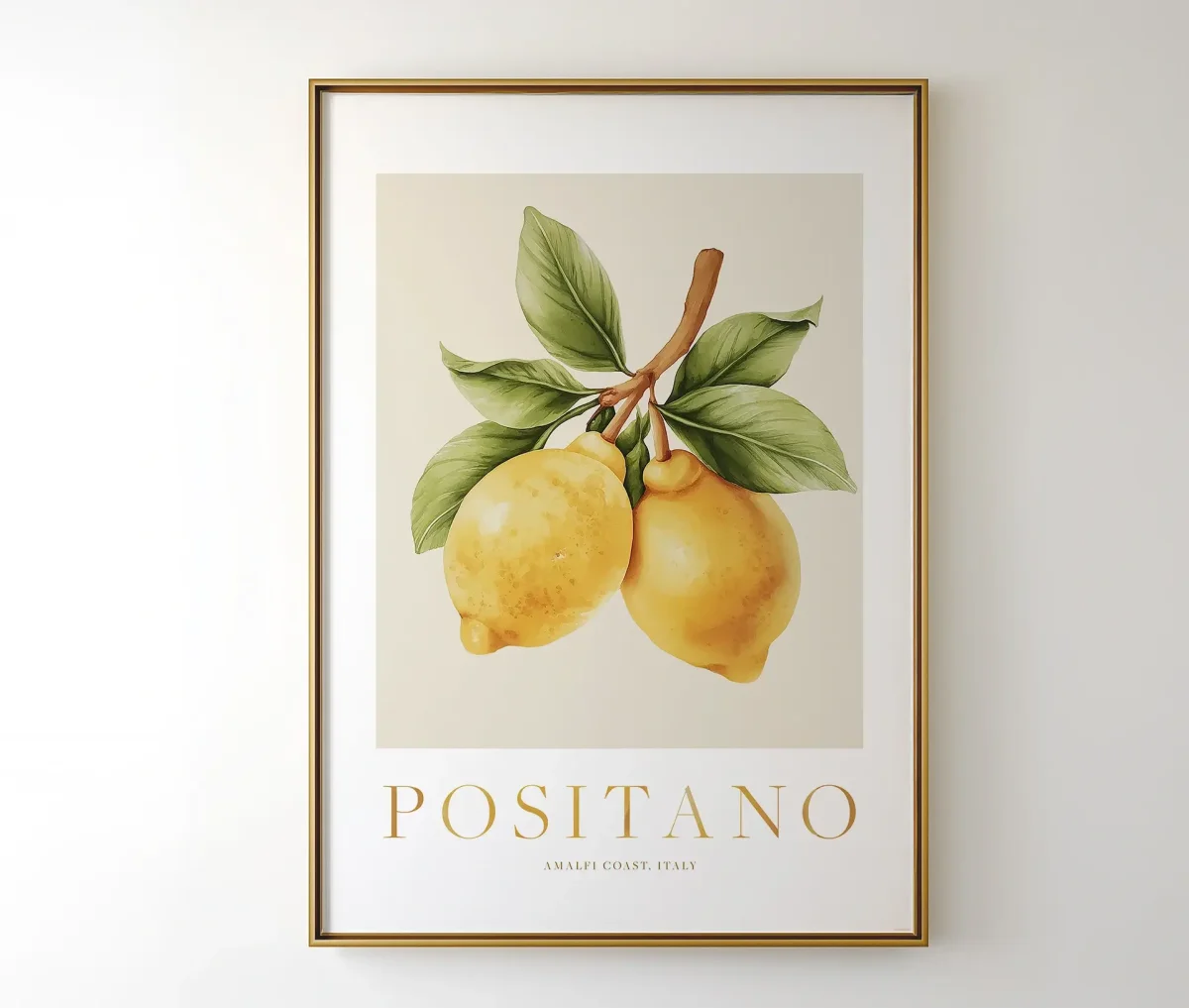 Positano Amalfi Plakat - Billede 3