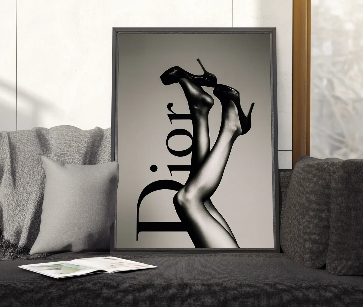 Dior-inspireret motiv og elegante stiletter - Billede 4
