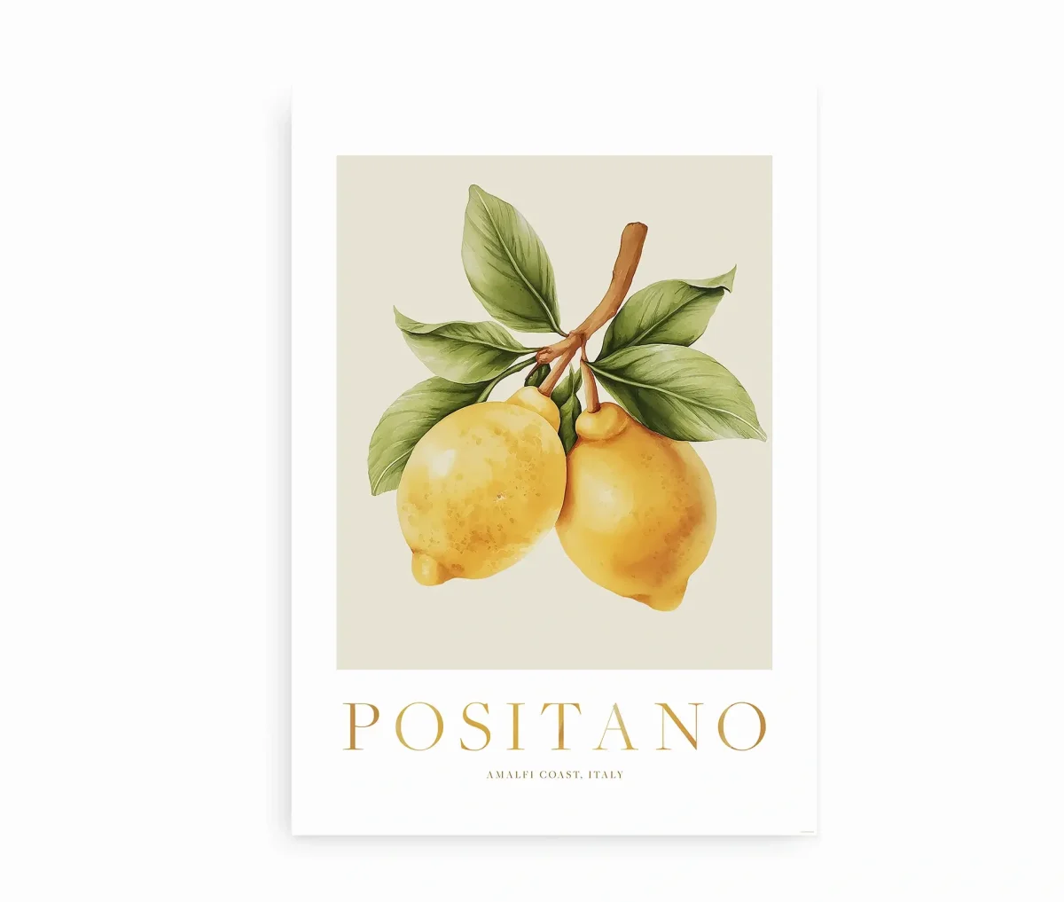 Positano Amalfi Plakat - Billede 2