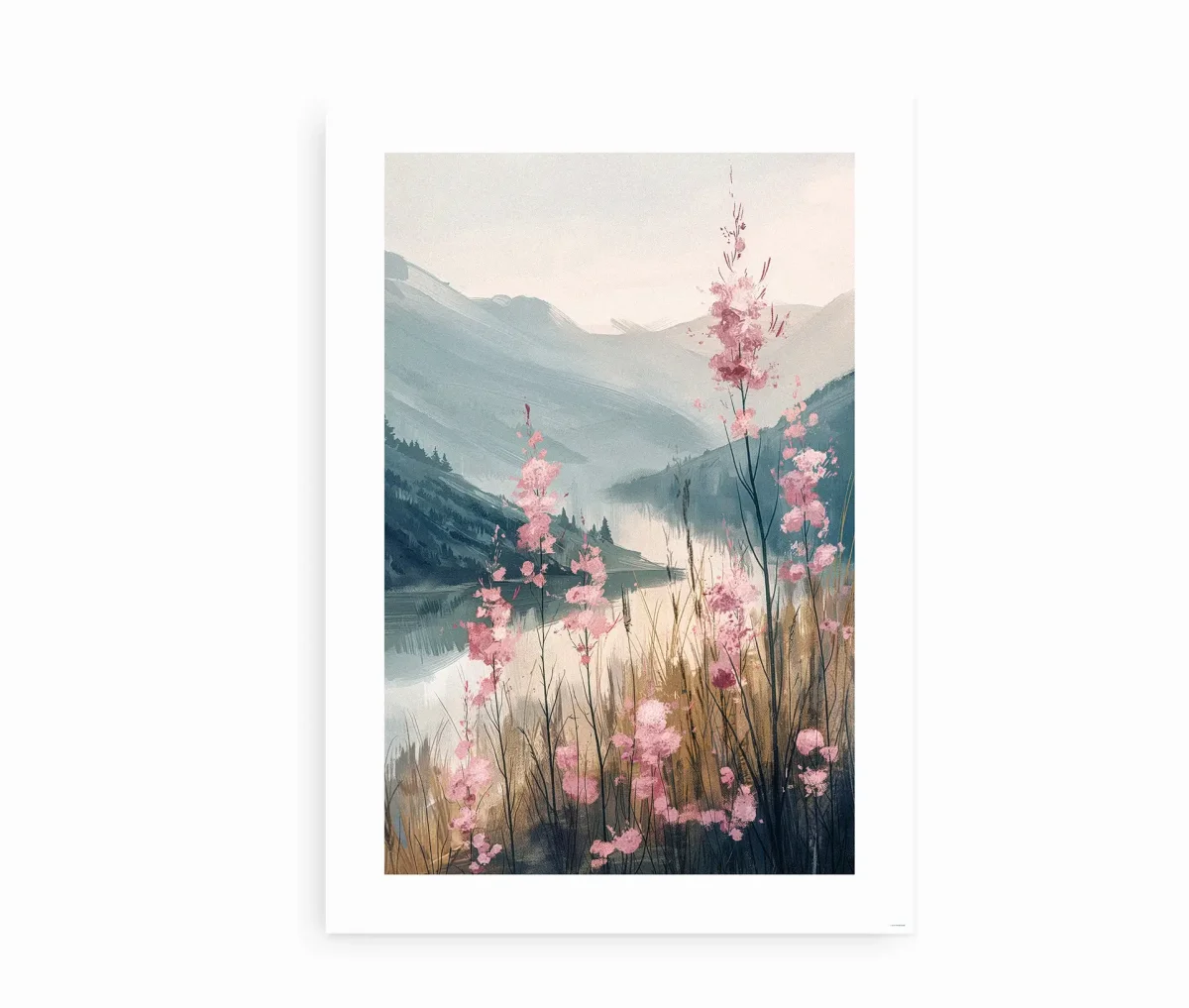 Wild Flowers – Harmonisk naturmotiv - Billede 2