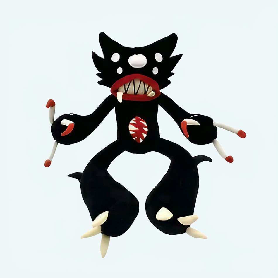 Bamse huggy wuggy killy willy, der skræmmer børn. - Billede 2