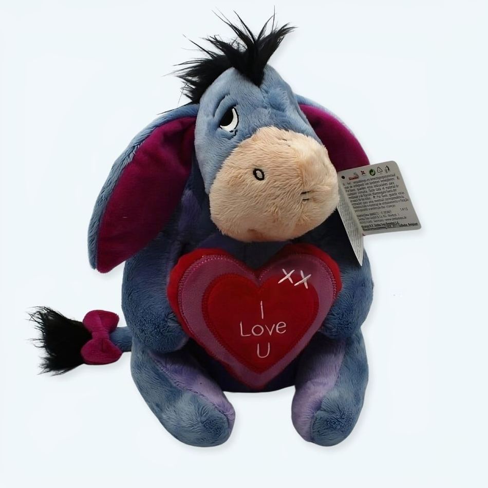 Disney eeyore jeg elsker dig plysdyr - Billede 2