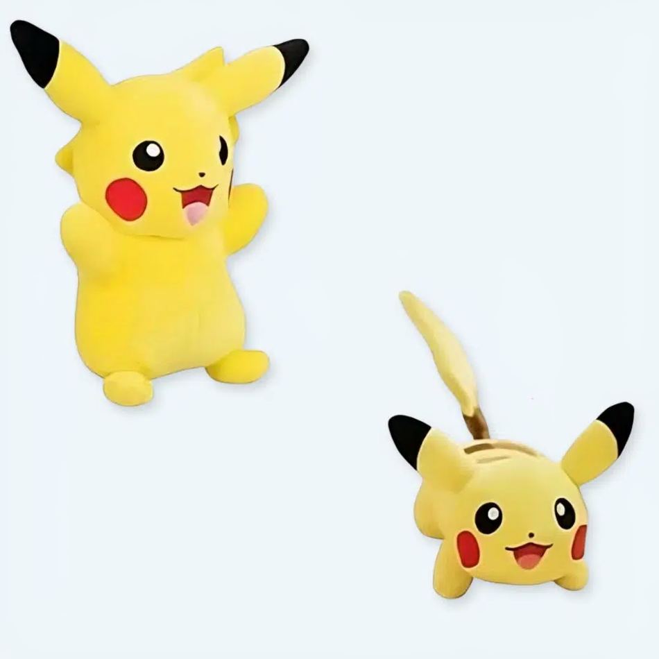 Pack med stor-smilende pikachu plysdyr - Billede 2
