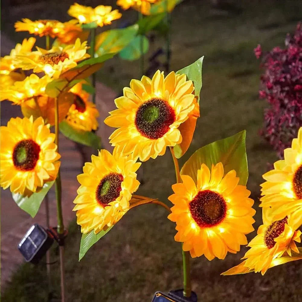 SunBloom Havelampe – Solcelledrevet Design - Billede 5