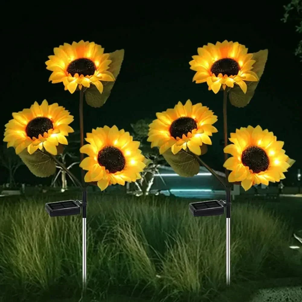 SunBloom Havelampe – Solcelledrevet Design - Billede 6